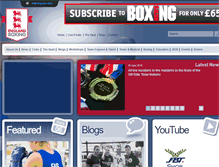 Tablet Screenshot of englandboxing.org